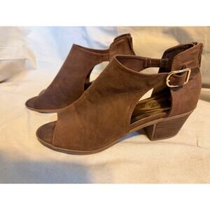 Carlos Open-Toed Ankle Booties Size 10 US - Pre-owned Excellent condition
